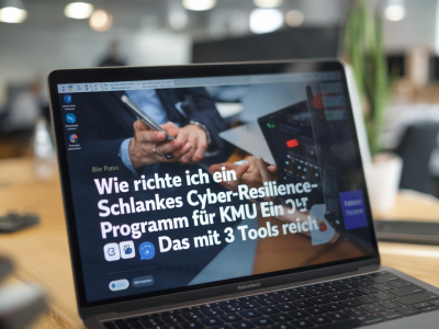 Wie richte ich ein schlankes cyber‑resilience‑programm für kmu ein, das mit 3 tools reicht
