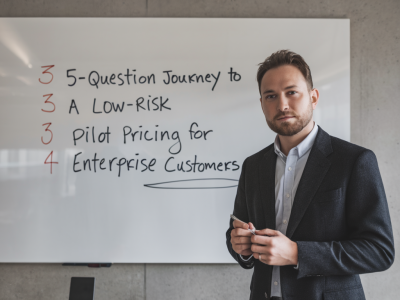 Wie baue ich mit einem 5‑fragen‑fahrplan ein risikoarmes pilot‑pricing für enterprise‑kunden