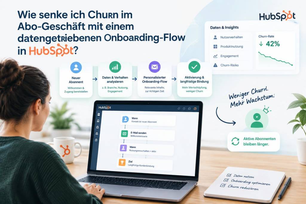 Wie senke ich churn im abo‑geschäft mit einem datengetriebenen onboarding‑flow in hubspot
