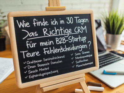 Wie finde ich in 30 tagen das richtige crm für mein b2b‑startup ohne teure fehlentscheidungen