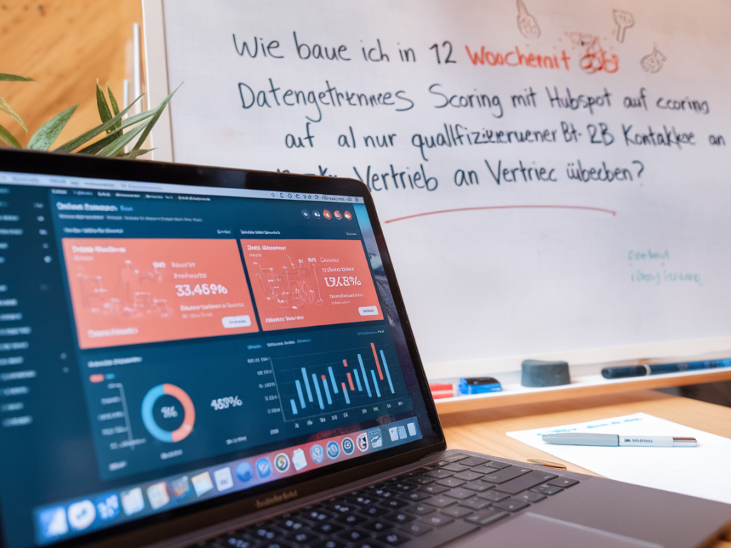 Wie baue ich in 12 wochen ein datengetriebenes lead-scoring mit hubspot auf, das nur qualifizierte b2b-kontakte an vertrieb übergibt