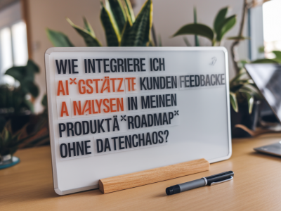 Wie integriere ich ai‑gestützte kundenfeedback‑analysen in meinen produkt‑roadmap‑prozess ohne datenchaos