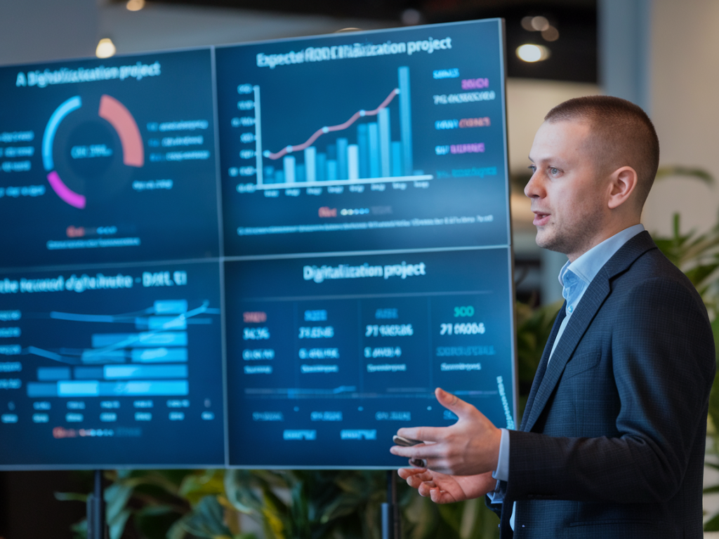 Wie beweise ich dem cfo in fünf slides den erwarteten roi eines Digitalisierungsprojekts